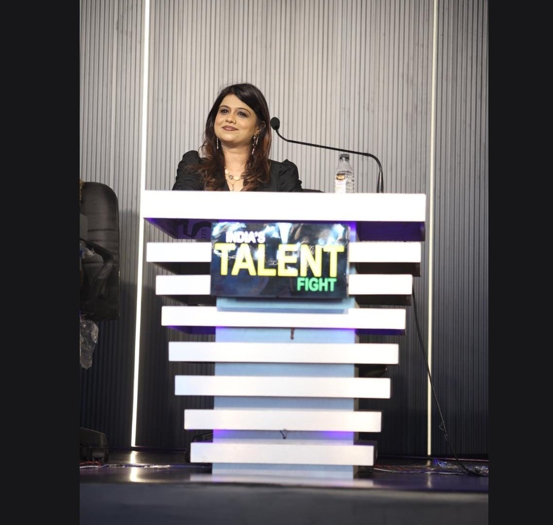 Ritu Jharia as Modeling Judge on India's Talent Fight TV reality show